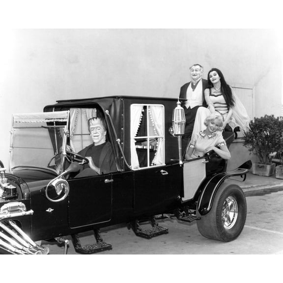 The Munsters Fred Gwynne Al Lewis 24x36 Classic Hollywood Poster