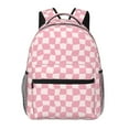 thumbnail image 1 of Easygdp Irregular Plaid Mochila Ergonómica Versátil para Laptop - Múltiples Bolsillos, Correas Ajustables, Unisex para Escuela, Viajes y Actividades al Aire Libre-One Size, 1 of 5