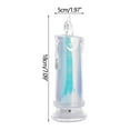 thumbnail image 4 of Cheapark Glowing Candle,Safe Glowing Electronic Candle Plastic Feast Decoration Candle Christmas Acrylic Tears Electronic Candle White Plus Bottom, 4 of 4