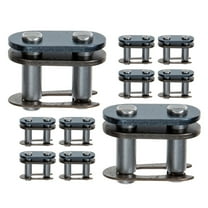 HOMEMAXS 12pcs Chain Connecting Link Roller Chain Link Motorcycle Quick Release Chain Link