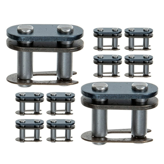 HOMEMAXS 12pcs Chain Connecting Link Roller Chain Link Motorcycle Quick Release Chain Link