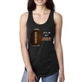 thumbnail image 2 of Wild Bobby Football Fingerprint It's in My DNA Sports Women Racerback Tank Top, 2 of 6