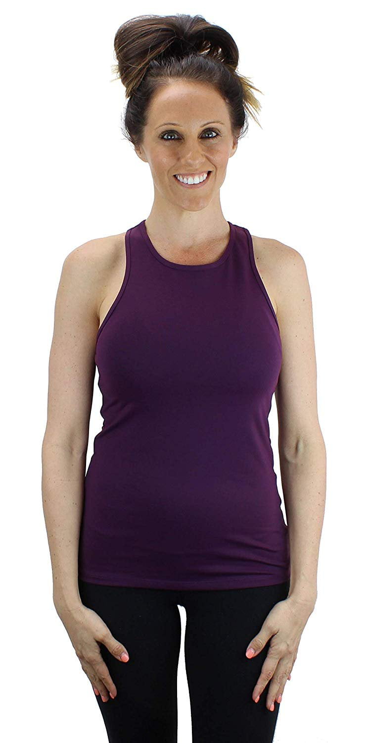 Simple High neck workout top for Gym