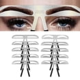 thumbnail image 2 of Stainless Steel Eyebrow Tweezers Precision Hair Removal Tool Portable Beauty Grooming Tweezers for Eyebrow Facial Hair, 2 of 7