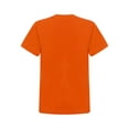 thumbnail image 2 of Lejafay Kids Boys Solid Color Short Sleeve Crewneck T-shirt Summer Casual Outdoor Sport Wear Tee Tops Orange 110, 2 of 6