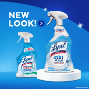 Lysol Bathroom Cleaner OXI Action Spray, Cleaning, Sanitizing, Disinfecting Spray with Hydrogen Peroxide, Bleach Free, Cool Spring Breeze Scent, 32 fl oz