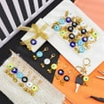 thumbnail image 4 of 1box PH 30pcs 5 Styles Stitch Marker Golden Lampwork Pendant Decoration Stitch Marker Charms with Clasp for Knitting Weaving Sewing Accessories Quilting Jewelry Making Keychain Colorful, 4 of 5