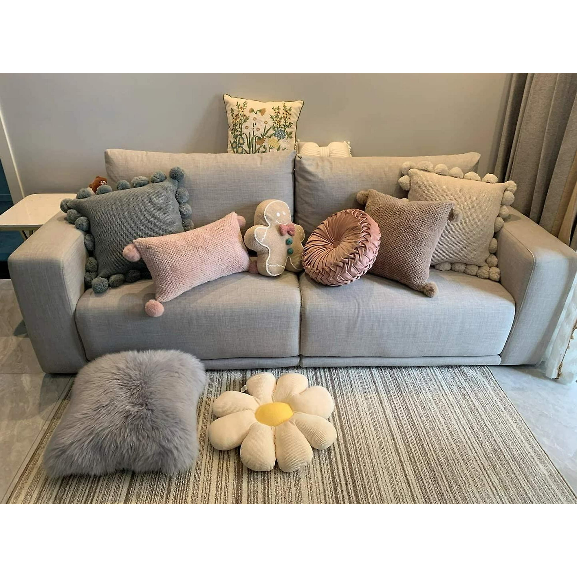Flower Pillow Decorative Throw Pillows Flower Shaped Cute Pillow Flower Plush Pillow Decorative Pillows For Teen Girls Cute Throw Pillows Walmart