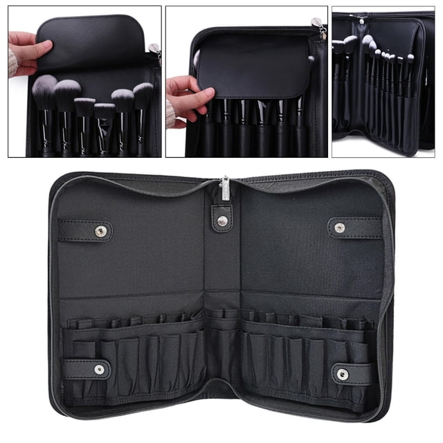 Bolsa organizadora de pinceles de maquillaje Baoblaze Estuche para brochas de maquillaje a prueba de polvo