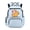 Flamingo and Hippo Friendship, variant on FUIALDOLG Cartoon Hedgehog Kids Backpack with Waterproof Durable Book Bag, Multi-Pocket 17 Inch School Backpack for Back to School Elementary School Travel