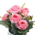 thumbnail image 3 of unbranded Planta Falsa Artificial En Maceta Rosa Para De Y Estudio, 3 of 6