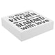 thumbnail image 5 of Letrero decorativo de madera para cocina: Placa con letras únicas - Adorno de madera para oficina, escritorio, sala de estar y estantería, 5 of 7
