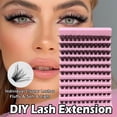 thumbnail image 5 of Thick segmented self-grafting individual cluster false eyelashes, 5 of 5