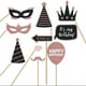 thumbnail image 5 of Accesorios para fotomatón de 30 cumpleaños completamente ensamblados - Juego de 30 - (2 juegos) Letreros para selfies rosas y dorados - Suministros y decoraciones para la fiesta número 30 -, 5 of 5