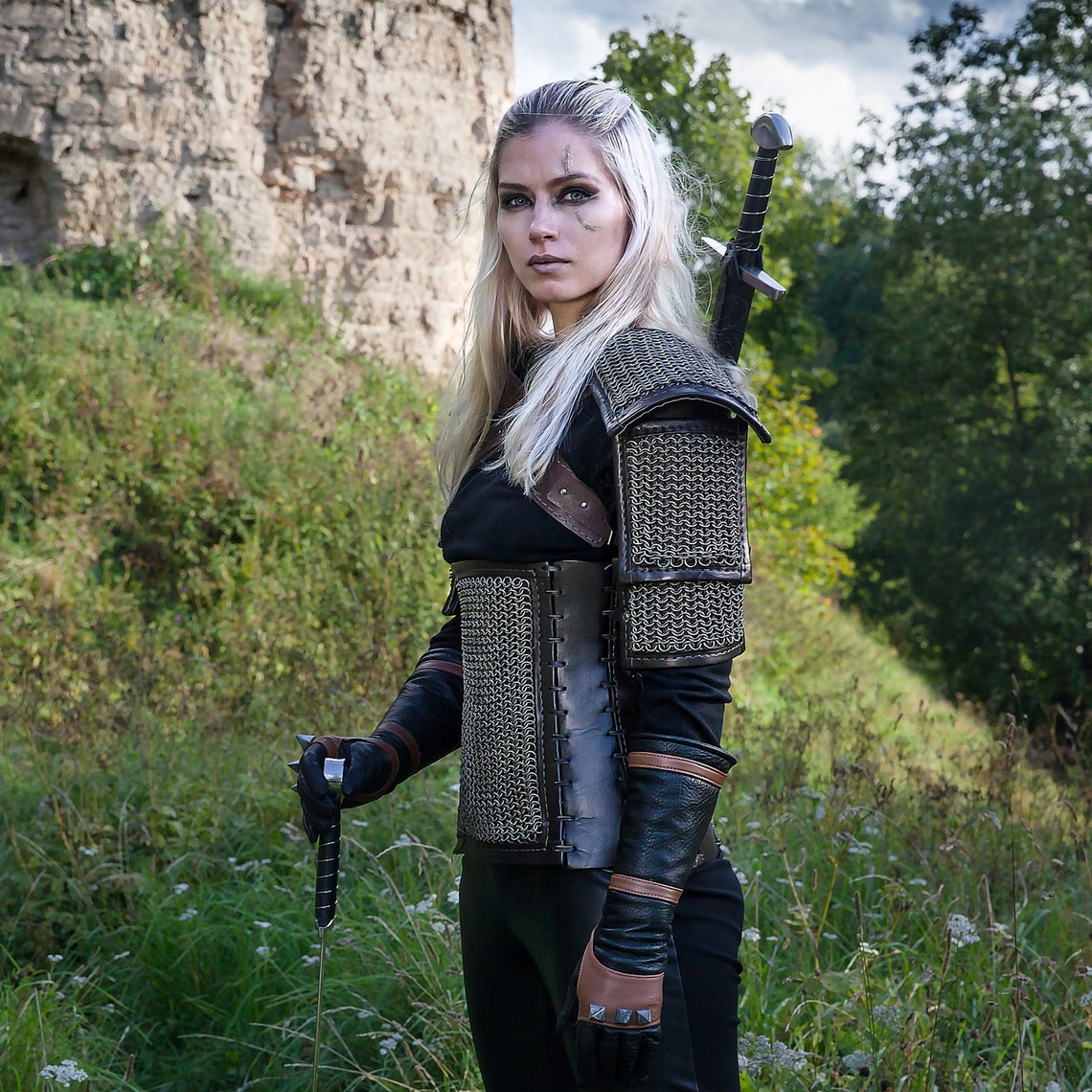 Buy Women Witcher Armor CostumeKaerMohen Gear; Geralt of Rivia