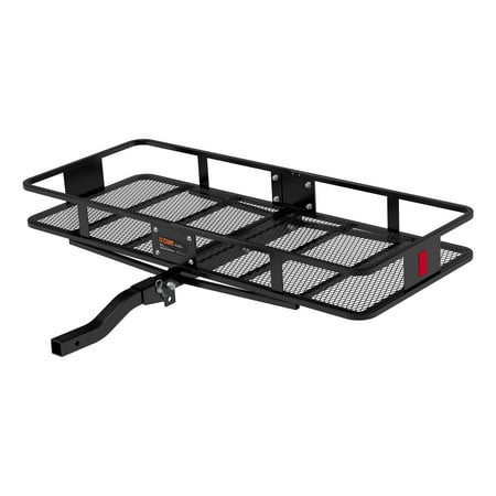 Curt Manufacturing Cur18153 60" x 24" with 6" Rails Class III Cargo Carrier Basket Folding Shank