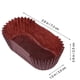 thumbnail image 2 of Paper Liners Baking Bread Cups Cupcake Loaf Muffin Cup Cake Pan Oval Liner Boat Tray Wrappers Proof Grease Disposable Mold Mini, 2 of 5