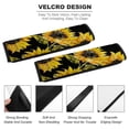 thumbnail image 2 of WYYP Sunflowers Car Seat Belt Shoulder Pad - Protect Your Neck and Shoulder from Seat Belt Rubbing - Car Interior Decor - Ideal for Car Interior Accessories 2Pcs, 2 of 6