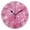 Black Needle, variant on 10" Artistic Round Wall Decorative Desk Clock Wall Clock Home Decor Pink Glitter Background