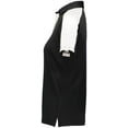 thumbnail image 3 of Augusta XL Ladies Bi-Color Vital Polo Black/White 5029, 3 of 5