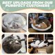 thumbnail image 2 of Cama de computadora para gato con 2 telas lavables malla y felpa estaciones rotación 360° altura ajustable beige peso máximo 30 libras, 2 of 8