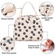 thumbnail image 5 of Bolsa de almuerzo Bluboon, aislante de pana, reutilizable, de gran capacidad, 5 of 8