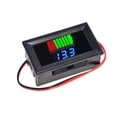 thumbnail image 1 of HLONK Battery Capacity Meter - 12V-60V LED Digital Display - Low Power Warning - 8-Stage Power Resolution - Battery Capacity Indicator - Household Accessory, 1 of 8