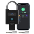 thumbnail image 1 of eLinkSmart Cadenas à Empreinte Digitale avec Sauvegarde de Clé, Cadenas Intelligent Numérique Électronique Biométrique Bluetooth Robuste et Résistant aux Intempéries Sans Clé pour Porte et Extérieur, 1 of 9