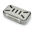 thumbnail image 2 of Caja de aparejos de pesca impermeable con compartimento resistente a impactos, ajustable para anzuelos, señuelos y pastillas, color gris, 2 of 14
