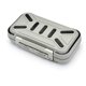 thumbnail image 2 of Caja de aparejos de pesca impermeable con compartimento resistente a impactos, ajustable para anzuelos, señuelos y pastillas, color gris, 2 of 14