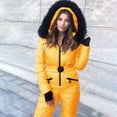 thumbnail image 5 of VALSEEL Waterproof Ski Suit with Hooded Design - Women Fashion Casual Thick Hot Snowboard Skisuit Outdoor Sports Zipper Ski Suit Waterproof Insulated Ski Suit, 5 of 8