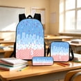 thumbnail image 2 of Kcolen Cute Back To School Backpacks,3 Piece Ice Cream Print Backpack Set Casual Daypack Fashion Lightweight Backpack Set for Daily Use,Blue, 2 of 5