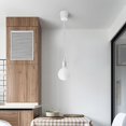 thumbnail image 2 of Socket Pendant Light, E27 Socket Base Silicon Pendant Hanging Lamp Holder With Wire (no Bulb), 2 of 3