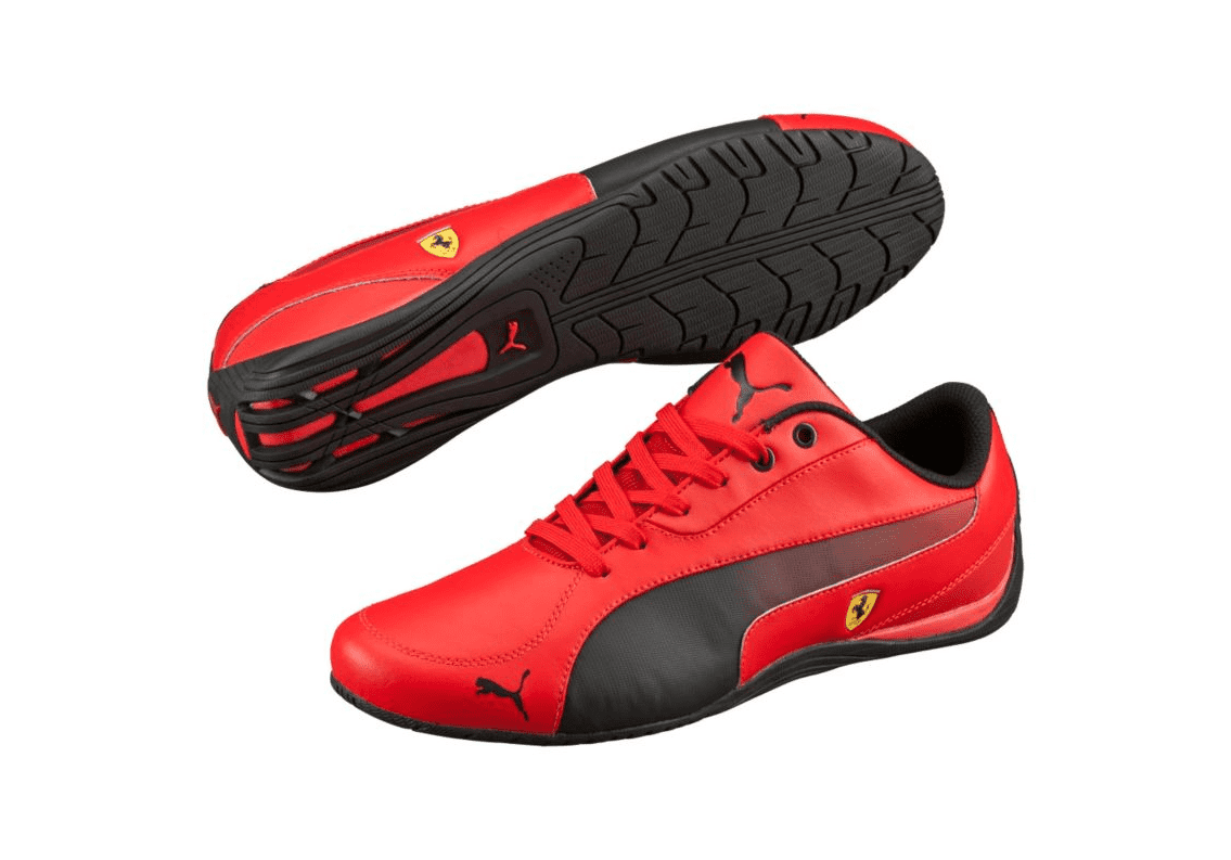 puma black rosso corsa