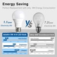 thumbnail image 2 of Bombillas LED dalattin, luz diurna, 5000 K, 9 W, 800 lm, E26, paquete de 24, 2 of 7