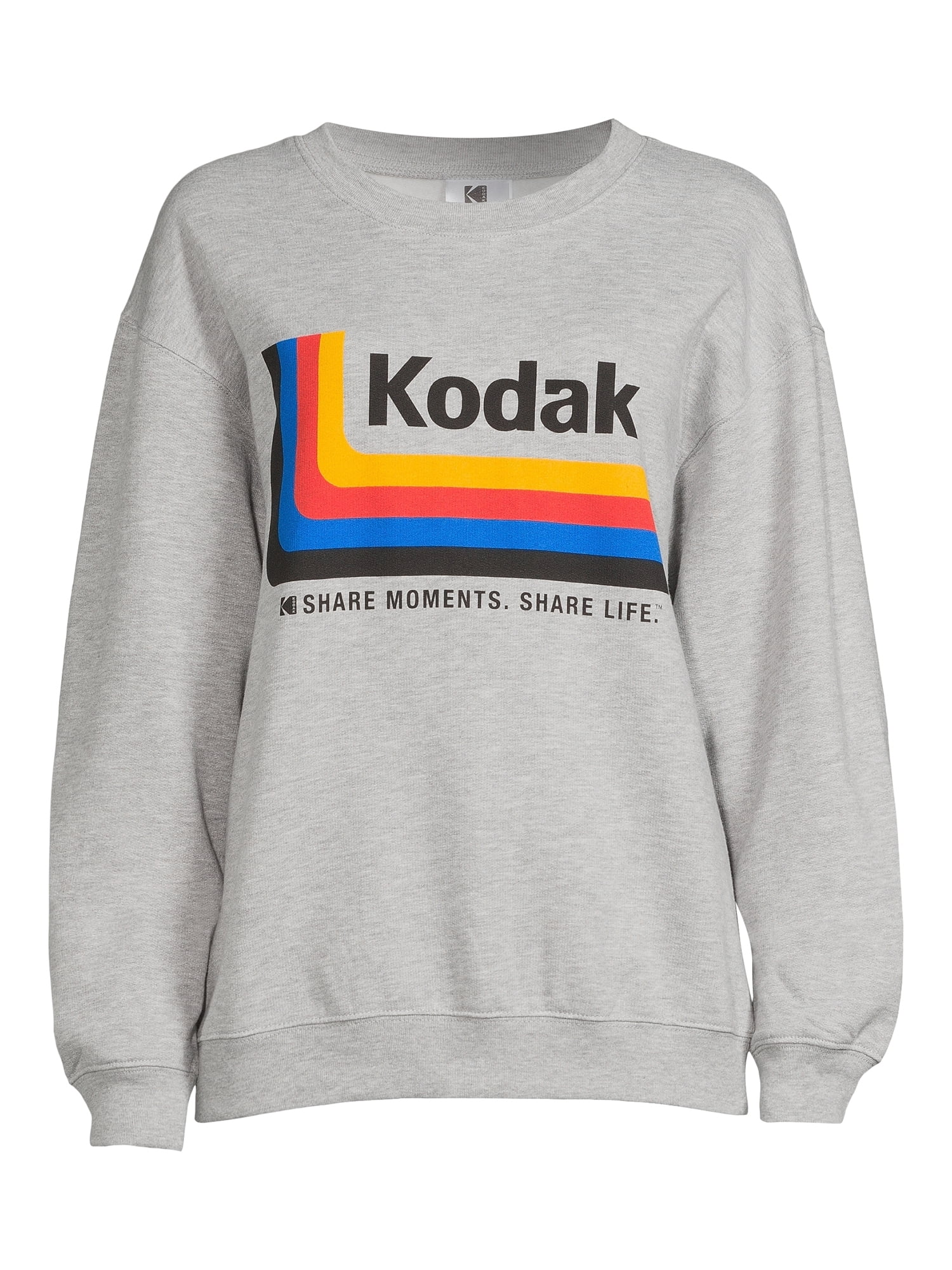 Kodak Juniors' Graphic Boyfriend Sweatshirt - Walmart.com