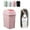 Pink-CQ22, variant on 10L Large Swing-Top Can - Leak-Proof, Odor-Locking Garbage Bin for Kitchen, Living Room, Bedroom, with Flip Lid (Black, Pink, White, Green, 39x29x19cm)