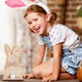 thumbnail image 3 of adviicd Wooden Easter Rabbit Decoration Ornaments For Easter Home Desktop Decorations, 3 of 5