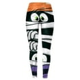thumbnail image 5 of YDFCWXW Halloween Leggings for Women Tummy Control Funny Printed Stretchy Leggings Yoga Pants Tights (Black, XL), 5 of 6