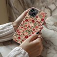 thumbnail image 2 of Case for iPhone 13 Mini Case - Wireless Charging - Dual-Layer Hard Shell & Silicone Cover - Protective Phone Case with Cute Wildflower Designs for Women - Dainty Floral Pattern, 2 of 5