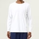 thumbnail image 1 of pstuiky mangas largas para hombre, Camiseta de manga larga con cuello redondo para hombre, de color liso, para entrenamiento físico, con protección solar, elástica y secado rápido. xl, 1 of 5