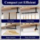 thumbnail image 4 of Paper Towel Holder- Sturdy 304 Stainless Steel Kitchen Paper Towel Holder Wall Mount, Without Drilling Self Adhesive Paper Towel Holder for Kitchen, B, 4 of 5