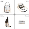 thumbnail image 3 of FORMRS Crossbody Bag for Women Quilted Travel Shoulder Cell Phone Purse with Chain Strap Handbag, Cartoon Doodles, 3 of 7
