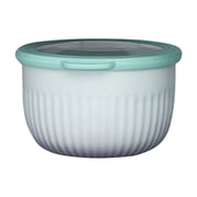 Light Yellow Plastic Mixing Bowls with Lids – Stackable Prep Bowl, Airtight Storage for Cooking, Baking, Meal Prep, Wide Deep Sizes