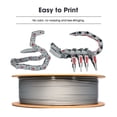 thumbnail image 4 of Filamento para impresora 3D eSun PLA Basic de 1,75 mm, bobina de 1 kg, color morado, 4 of 8