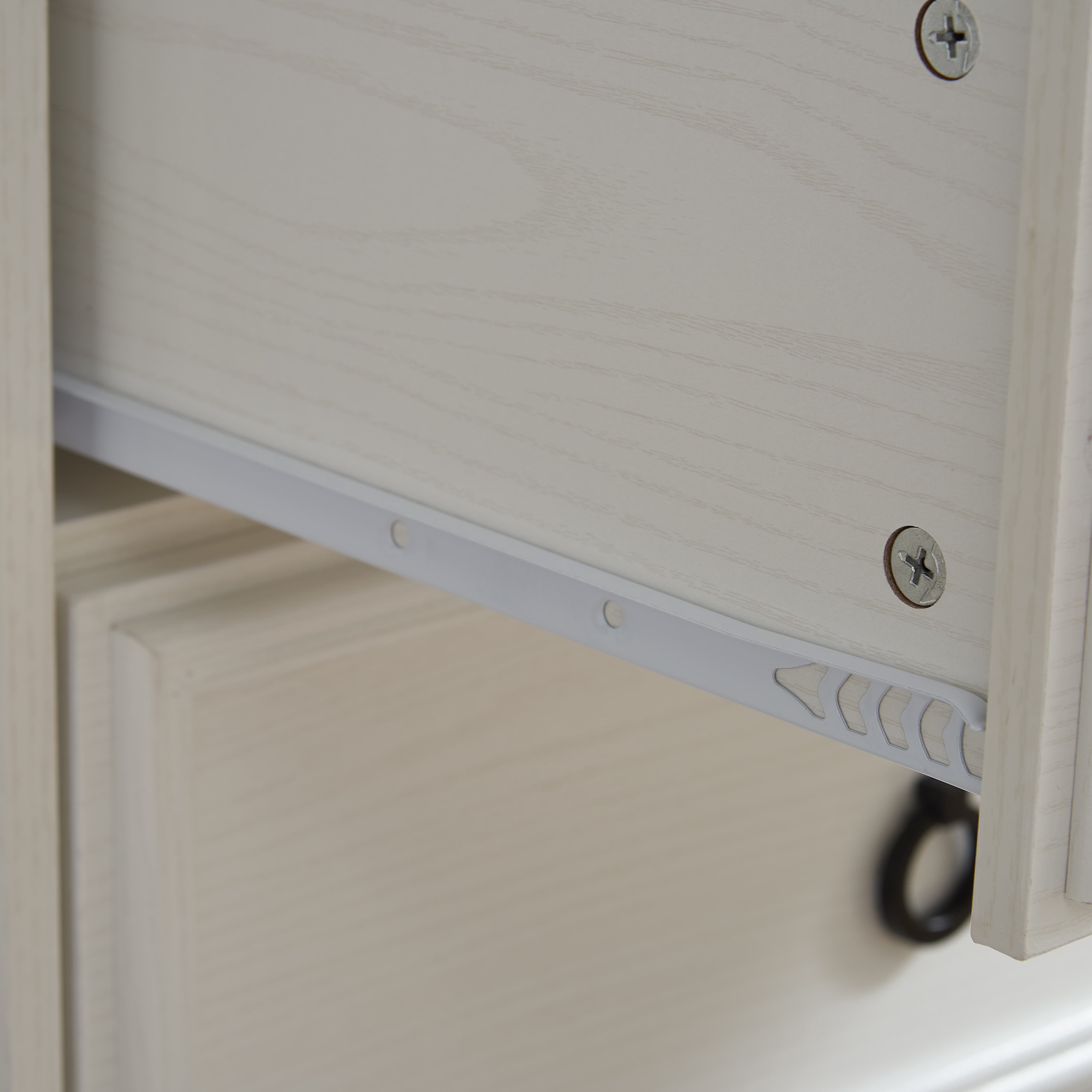 Aukfa 6 Drawers Dresser,Chest of Drawers Storage Cabinet for Bedroom Living Room,White
