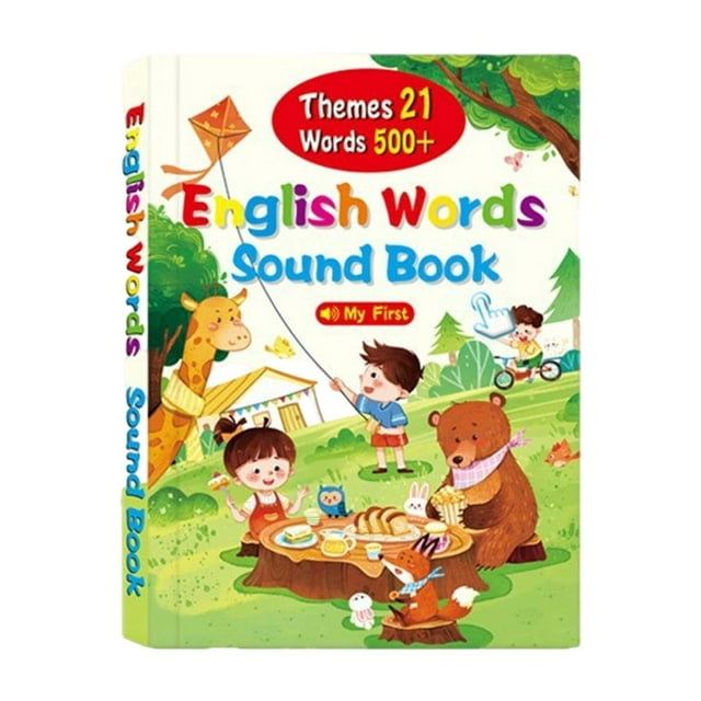 Siruishop English Words Sound Book English Talking Book for Learn Self Learning Fruits