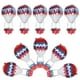 thumbnail image 5 of KAKOWELY 10 globos aerostáticos de aluminio con forma de globo para decorar cumpleaños, bodas, fiestas y celebraciones navideñas en interiores y exteriores., 5 of 5