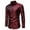 Claret, variant on Odeerbi Men Turndown Collar Blouse Shirts Long Sleeve Trendy Rose Printed 2025 Casual Button Slim Formal Shirt Black