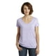 thumbnail image 1 of Camiseta con cuello en V Cosmic para mujer de District M White/ Pink Cosmic Distrito DM465, 1 of 1